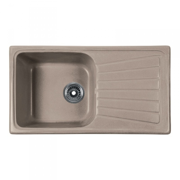 Кухонная мойка Rossinka, бежевый гранит RS81-46SW-Beige-Granite