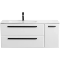 Тумба под раковину Cezares ECO-CER-N-1200-2C-1A-SO-BL-L Bianco Lucido без ручек