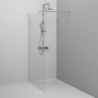 Душевая перегородка 120 см Am.Pm X-Joy W94WI-120-F1-MTE хром матовый