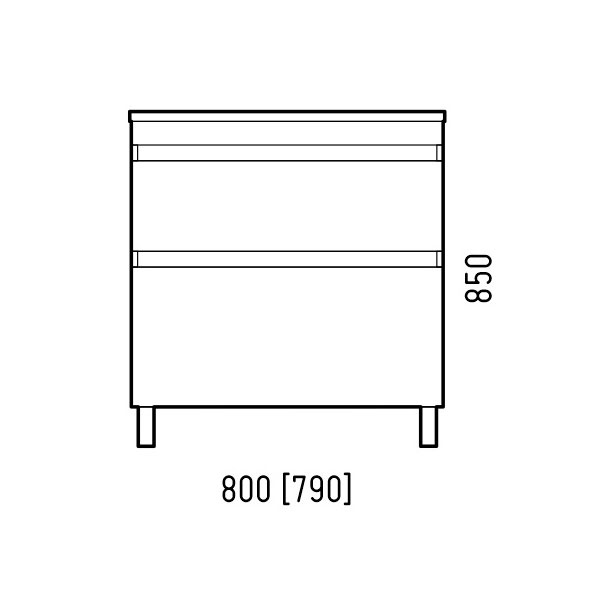 Тумба напольная Corozo Алабама 80 SD-00000596