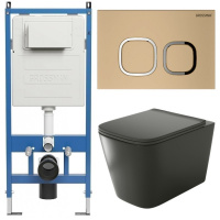 Комплект унитаза с инсталляцией Grossman Cosmo 97.4441BMS.02.310 с клавишей смыва