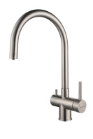 Смеситель для кухни с подключением к фильтру  Paulmark Heller He213218-SS