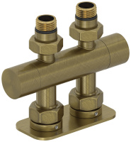 Вентиль Сунержа прямой EU50 (2 х G 1/2" НР х G 3/4" НГ) 05-1417-1234 бронза