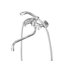 Смеситель для ванны с длинным поворотным изливом RUSH Sakhalin SA5350-51 Смеситель для ванны с длинным поворотным изливом RUSH Sakhalin SA5350-51