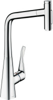 Смеситель для кухни Hansgrohe Metris Select M71 73820000 хром