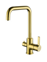 Смеситель для кухни с подключением к фильтру  Paulmark Logas Lo213021-G