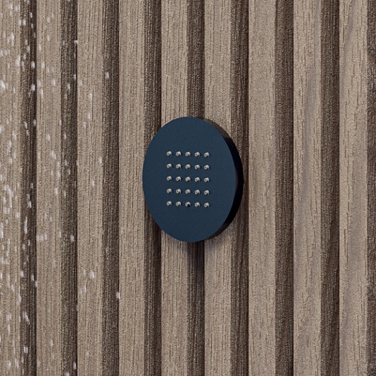 Боковая форсунка Bossini Tondo Flat I00175.073 черная матовая