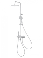 Душевая система с термостатом WONZON & WOGHAND The ONE, белый матовый WW-B3094-MW