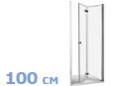 Складные душевые двери 100 см