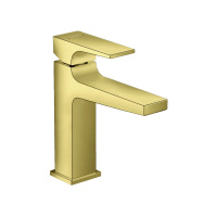 Смеситель для раковины с донным клапаном Push-Open Hansgrohe Metropol 32507990 полированное золото