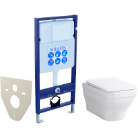 Комплект унитаза с инсталляцией  SET AQUATEK АМАДЕО cm