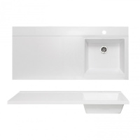 Раковина Runo мебельная Гамма 105 лайт левое крыло (00-00001120)