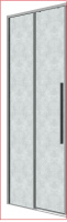 Душевая дверь (110х195) Grossman Galaxy 1/2.K33.01.11.10.02, раздвижная