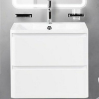 База под раковину BelBagno ALBANO-600-2C-SO-BL подвесная Bianco Lucido