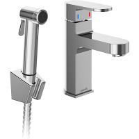 Смеситель для раковины с гигиеническим душем Ravak Chrome-CR X070167