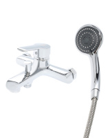 Смеситель для ванны однорычажный с душевым набором Orange Prim M42-100cr хром