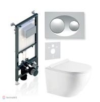 Комплект 3в1 Koller Pool Alcora ST 1200+ GRACE Matt Chrome+ROUND