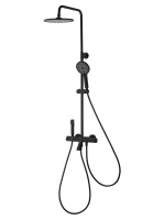 Душевая система с термостатом WONZON & WOGHAND The ONE, черный матовый WW-B3094-MB