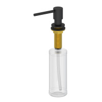 Дозатор для мыла Oliveeka OL-SD02-MB, черный матовый