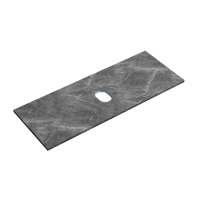 Столешница для ванной комнаты SANCOS 1200х460, цвет black sky,  TT120A1