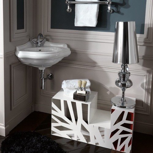 Раковина подвесная угловая (41х41) Kerasan Retro 103201*1