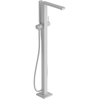 Смеситель для ванны напольный Hansgrohe Tecturis E 73445700 белый матовый