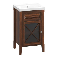 Тумба под раковину Opadiris Палермо 50  00-00002360 светлый орех правая (без раковины)