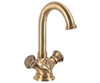 Смеситель для раковины Bronze de Luxe Royal 21981 Смеситель для раковины Bronze de Luxe Royal 21981