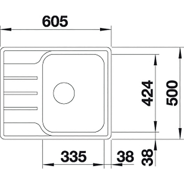 Кухонная мойка Blanco Lemis 45 S-IF Mini 525115
