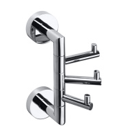 Крючок тройной поворотный Bemeta Omega 104206072 Крючок тройной поворотный Bemeta Omega 104206072