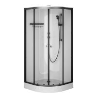 Душевая кабина (90х90) Am.Pm X-Joy W94C-401-090BT черный матовый