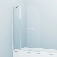 Душевая шторка на ванну IDDIS Ray RAY6CS0i90, глянцевый алюминий