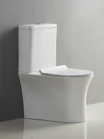 Унитаз напольный безободковый BelBagno ANCONA BB1224CPR-P