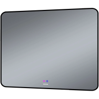 Зеркало (100х80) Grossman ELEGANS-норма BLACK 17100802 LED с сенсорным выключателем и подогревом