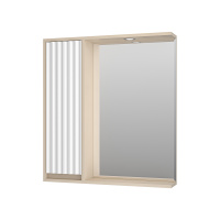 Зеркальный шкаф (73х80) Brevita Balaton 75 левый  BAL-04075-03-01Л