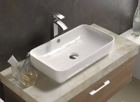 Раковина керамическая накладная (60x34) Art&Max AM-7090-B белый