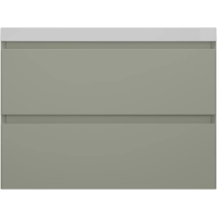 Тумба подвесная без раковины 80 см Style Line Манхэттен ЛС-00002361 оливковый матовый