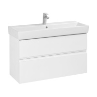 Тумба под раковину Roca Oleta 100 белый матовый, 2 ящика, A857641501