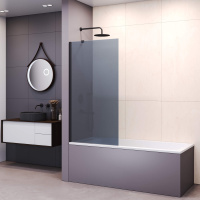 Шторка на ванну 80 см RGW Screens SC-151B 351115108-34 тонированное