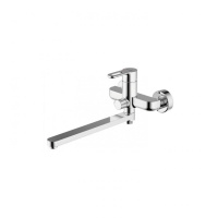 Смеситель для ванны c длинным изливом  Bravat Stream-D F637163C-LB