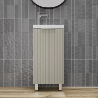 Тумба без раковины 40см Style Line Соло ЛС-00002430 санд серая галька