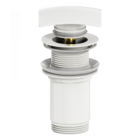 Донный клапан для раковины  WONZON & WOGHAND, белый матовый WW-88SS08-MW