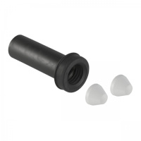 Соединительный патрубок Geberit с манжетой и защитной заглушкой: d=50мм, Матовый хром 152.608.46.1