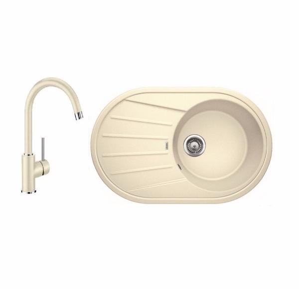 Комплект Blanco TAMOS 45 S (жасмин) + MIDA (жасмин) 521393M2