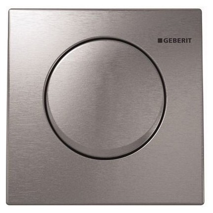 Система пневматического управления смывом писсуара Geberit, смывная клавиша Mambo: Сатинированный 116.013.FW.1