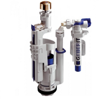 Механизм слива для сливного бачка Kerasan 7509K3 бронза (нижний подвод воды)