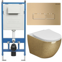 Комплект унитаза с инсталляцией Grossman Pragma 97.4411GWLS.03.310 с клавишей смыва