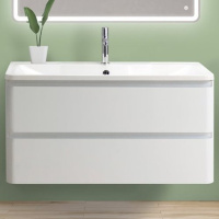 База под раковину подвесная BelBagno ALBANO-800-2C-SO-BL Bianco Lucido
