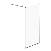 Душевая перегородка 110 см Am.Pm Func W84WI-110-F1-BTE черный