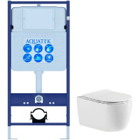 Комплект унитаза с инсталляцией Aquatek Set Aquatek Европа New cm